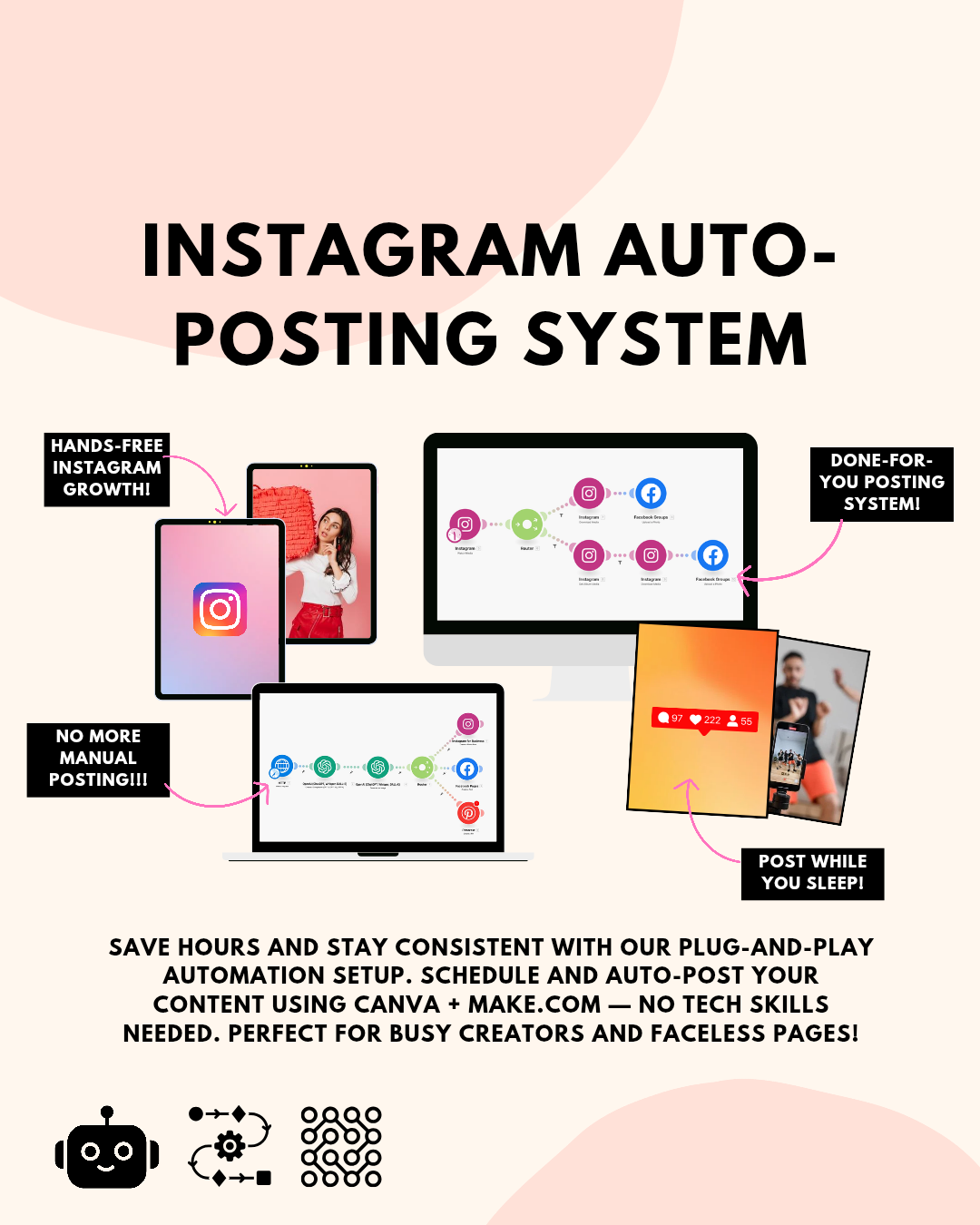 Viral Content & Automation Kit — For Social Managers, Founders, Freelancers & Shops